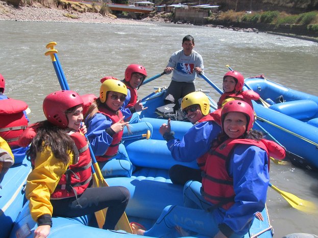 Rafting on the Urubamba River