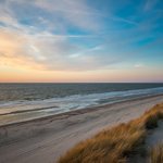 A windswept stretch of the Dutch coast