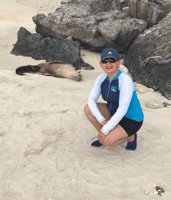 Travel specialist María Belén Villacrés