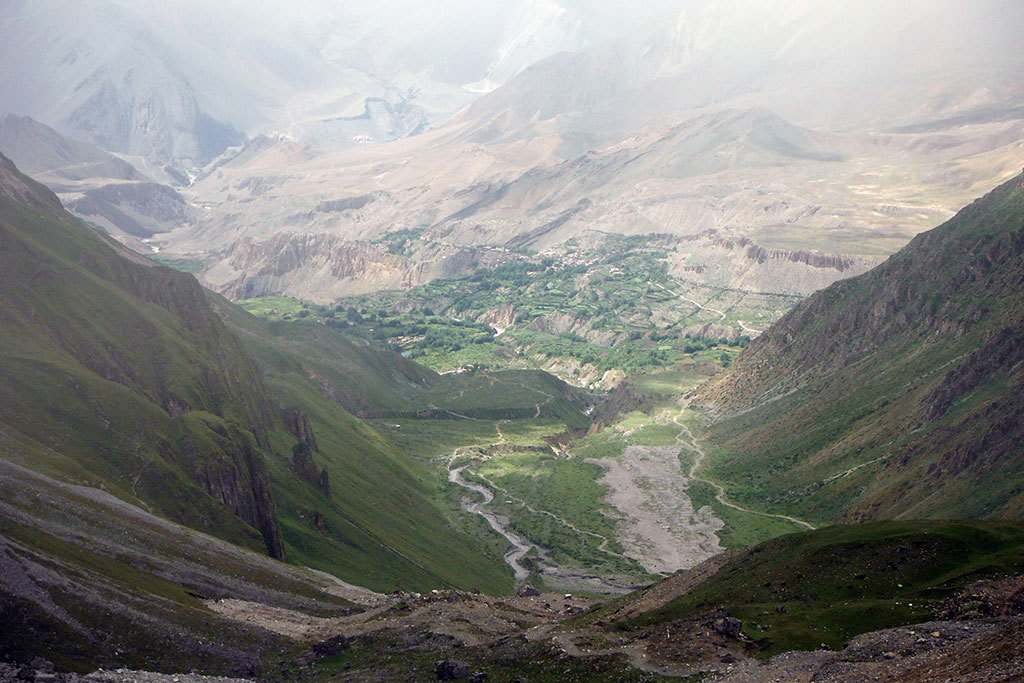 Annapurna valley in monsoon